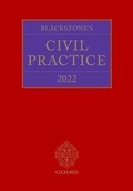 Abbildung von: Blackstone's Civil Practice 2022 - Oxford University Press
