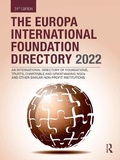 Cover: The Europa International Foundation Directory 2022 - Routledge