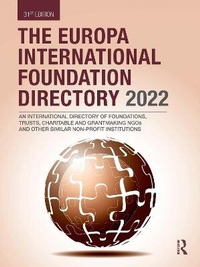 Abbildung von: The Europa International Foundation Directory 2022 - Routledge
