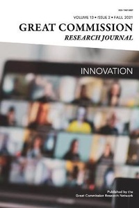 Enlarge image Cover: Great Commission Research Journal Fall 2021 - Martel Press