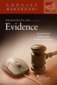 Abbildung von: Principles of Evidence - West Academic Press
