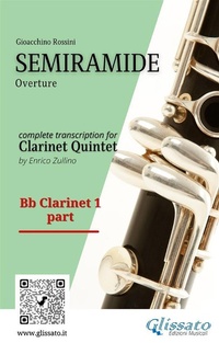 Abbildung von: Bb Clarinet 1 part of "Semiramide" for Clarinet Quintet - Glissato Edizioni Musicali
