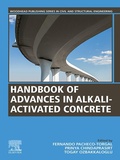 Cover: Handbook of advances in Alkali-activated Concrete - Woodhead Publishing