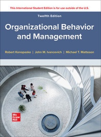 Enlarge image Cover: Organizational Behavior and Management ISE - McGraw-Hill Education