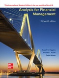 Cover: Analysis for Financial Management ISE - McGraw-Hill Education