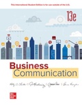 Cover: Business Communication ISE - McGraw-Hill Education