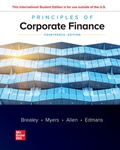 Cover: Principles of Corporate Finance ISE - McGraw-Hill Education