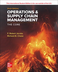 Enlarge image Cover: Operations and Supply Chain Management: The Core ISE - McGraw-Hill Education