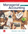 Cover: Managerial Accounting ISE - McGraw-Hill Education