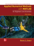 Cover: Applied Numerical Methods with MATLAB for Engineers and Scientists ISE - McGraw-Hill Education