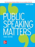 Cover: Public Speaking Matters ISE - McGraw-Hill Education