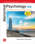 Cover: Abnormal Psychology: Clinical Perspectives on Psychological Disorders ISE - McGraw-Hill Education
