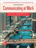 Cover: Communicating at Work ISE - McGraw-Hill Education