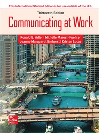 Enlarge image Cover: Communicating at Work ISE - McGraw-Hill Education