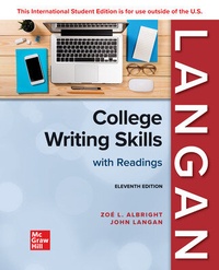 Abbildung von: College Writing Skills with Readings ISE - McGraw-Hill Education