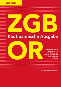 Abbildung von: ZGB/OR Kaufmännische Ausgabe - Orell Füssli Verlag