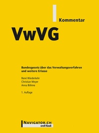 Abbildung von: VwVG Kommentar - Orell Füssli Verlag