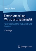 Cover: Formelsammlung Wirtschaftsmathematik - Springer Gabler