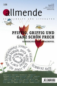 Abbildung von: Allmende 108 - Zeitschrift für Literatur - Mitteldeutscher Verlag