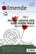 Cover: Allmende 108 - Zeitschrift f&uuml;r Literatur - Mitteldeutscher Verlag