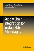 Cover: Supply Chain Integration for Sustainable Advantages - Springer