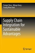Cover: Supply Chain Integration for Sustainable Advantages - Springer