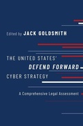 Cover: The United States' Defend Forward Cyber Strategy - Oxford University Press Inc
