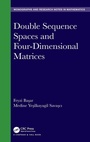 Cover: Double Sequence Spaces and Four-Dimensional Matrices - Chapman & Hall/CRC