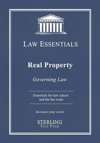 Enlarge image Cover: Real Property, Law Essentials - Sterling Education