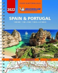 Abbildung von: Spain & Portugal 2022 - Tourist and Motoring Atlas (A4-Spiral) - Michelin Editions des Voyages