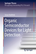 Cover: Organic Semiconductor Devices for Light Detection - Springer
