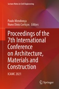 Cover: Proceedings of the 7th International Conference on Architecture, Materials and Construction - Springer