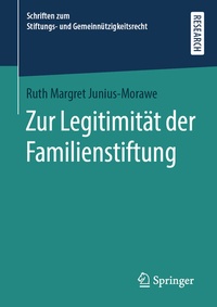 Abbildung von: Zur Legitimität der Familienstiftung - Springer