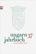 Cover: Ungarn-Jahrbuch 37 (2021) - Pustet, F