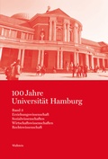Abbildung von: 100 Jahre Universität Hamburg - Wallstein