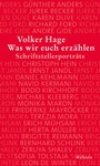 Cover: Was wir euch erzählen - Wallstein