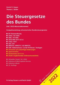 Abbildung von: Die Steuergesetze des Bundes 2022 - Verlag Steuern und Recht