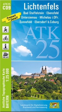 Abbildung von: ATK25-C09 Lichtenfels (Amtliche Topographische Karte 1:25000) - Landesamt für Digitalisierung, Breitband und Vermessung, Bayern