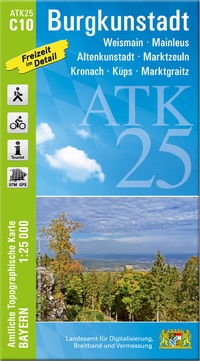 Abbildung von: ATK25-C10 Burgkunstadt (Amtliche Topographische Karte 1:25000) - Landesamt für Digitalisierung, Breitband und Vermessung, Bayern