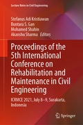 Cover: Proceedings of the 5th International Conference on Rehabilitation and Maintenance in Civil Engineering - Springer