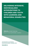 Cover: Delivering Intensive, Individualized Interventions to Children and Youth with Learning and Behavioral Disabilities - Emerald Publishing Limited