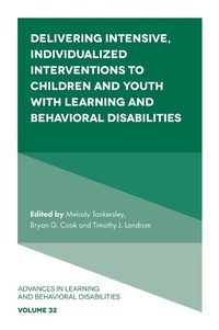 Abbildung von: Delivering Intensive, Individualized Interventions to Children and Youth with Learning and Behavioral Disabilities - Emerald Publishing Limited