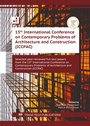 Cover: 13th International Conference on Contemporary Problems of Architecture and Construction (ICCPAC) - Trans Tech Publications Ltd