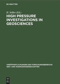 Cover: High Pressure Investigations in Geosciences - De Gruyter
