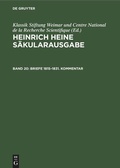 Cover: Briefe 1815-1831. Kommentar - De Gruyter
