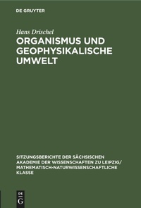 Abbildung von: Organismus Und Geophysikalische Umwelt - Mercury Learning and Information