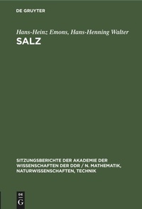 Bild: Salz - Mercury Learning and Information