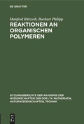 Cover: Reaktionen an organischen Polymeren - De Gruyter