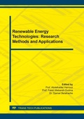 Cover: Renewable Energy Technologies: Research Methods and Applications - Trans Tech Publications Ltd