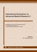 Cover: International Symposium on Advanced Material Research V - Trans Tech Publications Ltd